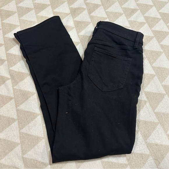 Nwot lands end Women's Mid Rise Straight Leg Jeans - Black - Picture 2 of 5